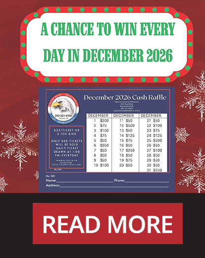 December 2026 Cash Raffle